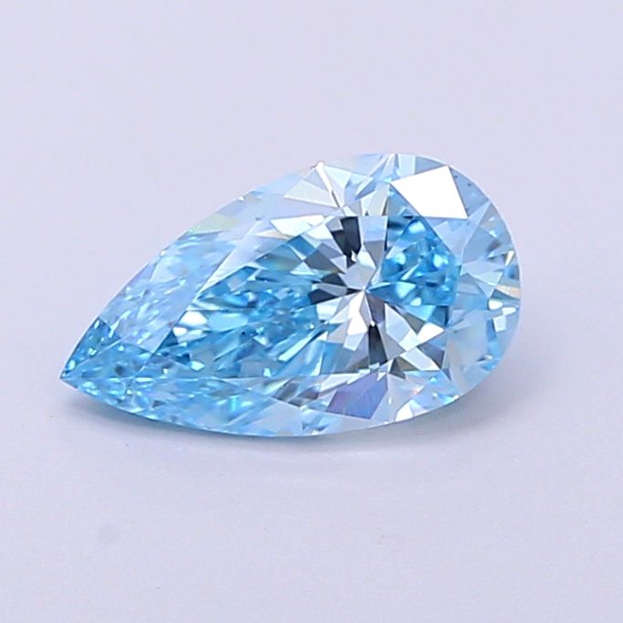 0.91 CT Fancy Vivid Blue PEAR