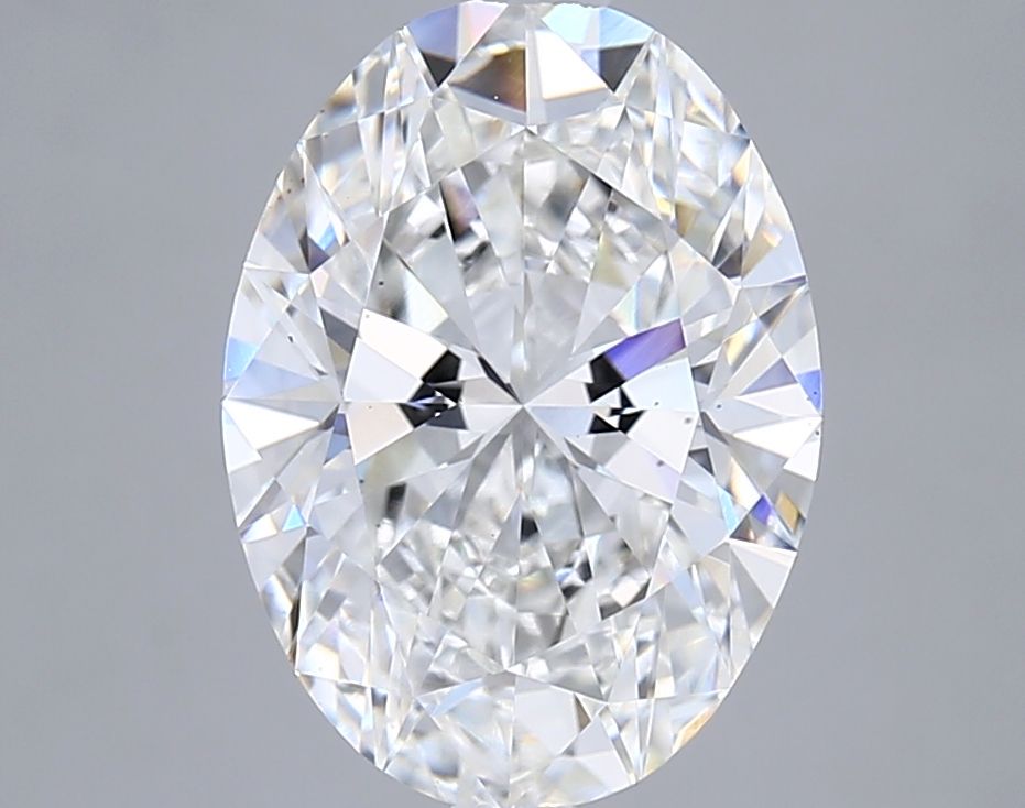 4.05 ct. oval Lab Grown Diamond front image