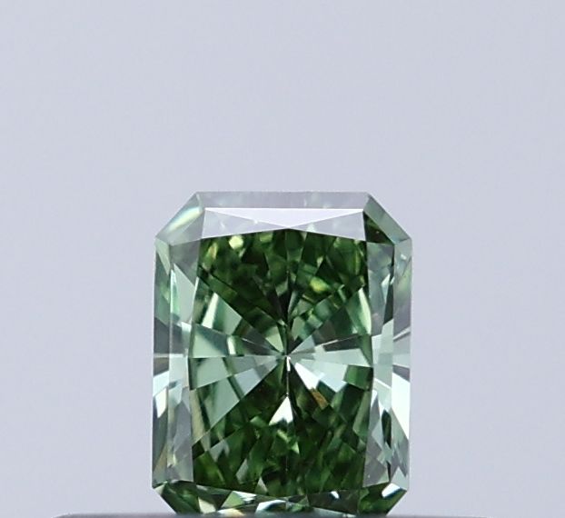 0.19 CT Fancy Vivid Green RADIANT