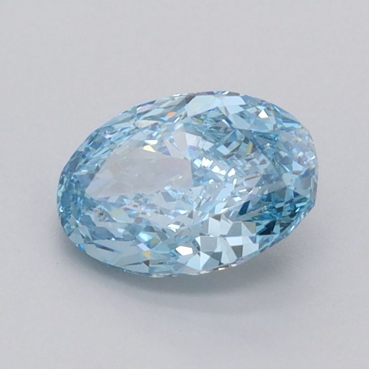 1.02 CT Fancy Vivid Blue OVAL