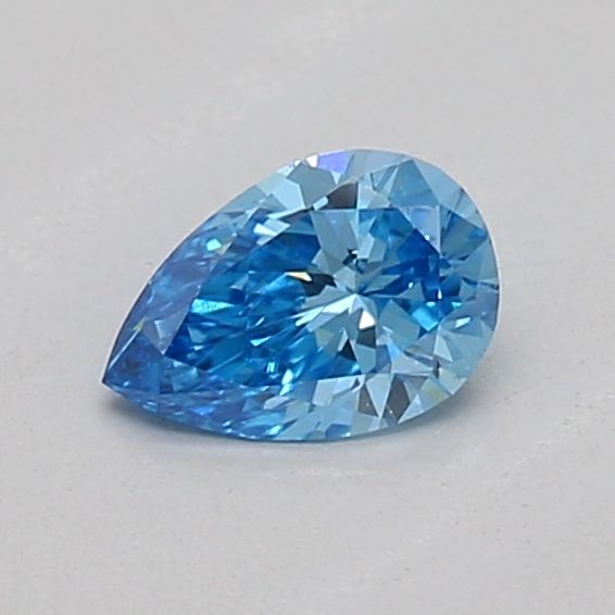 0.19 CT Fancy Vivid Blue PEAR