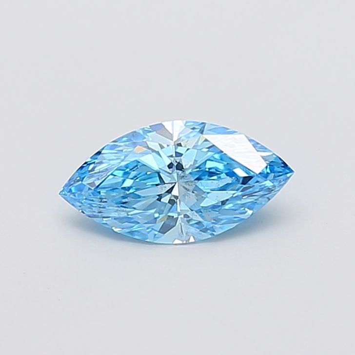 1.01 CT Fancy Vivid Blue MARQUISE