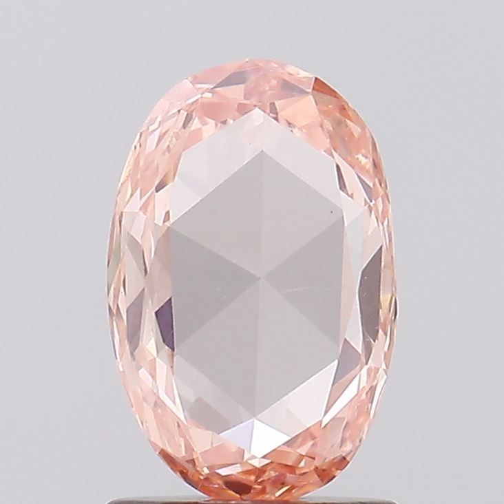 1.21 CT Fancy Intense Orangey Pink ROSE