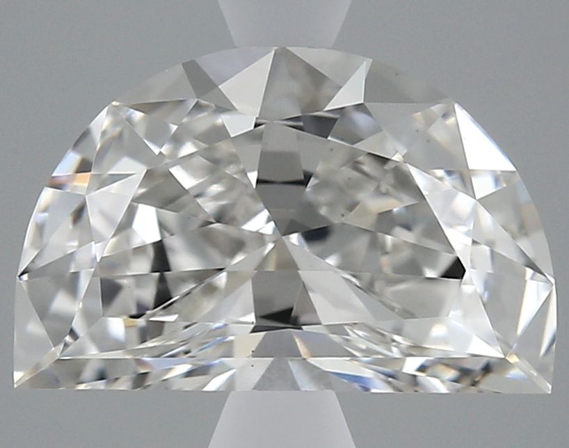 1.54 ct lab-grown Half moon Diamond