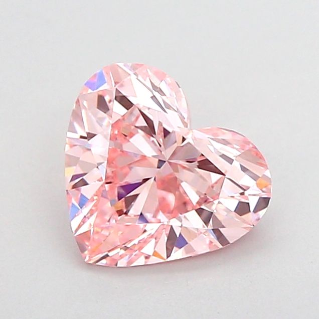 1.04 CT Fancy Intense Pink HEART