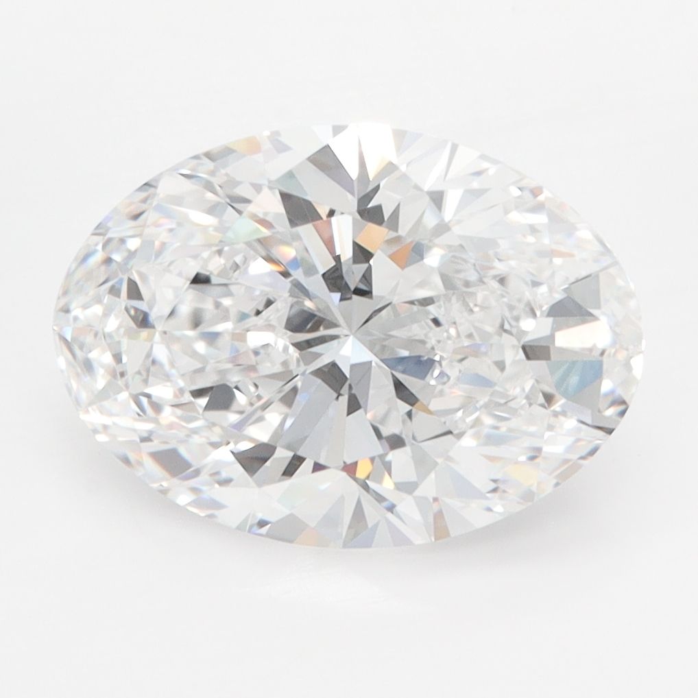 3.42 ct. oval Lab Grown Diamond front image