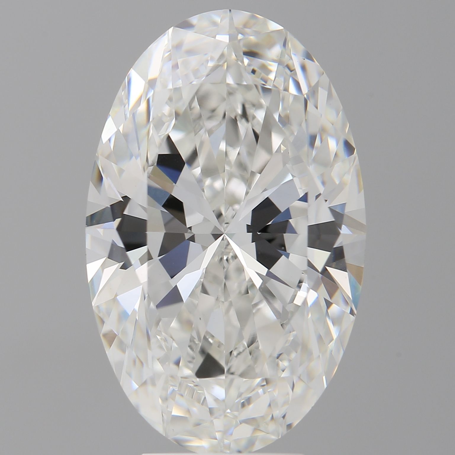7.01 ct. oval Lab Grown Diamond front image