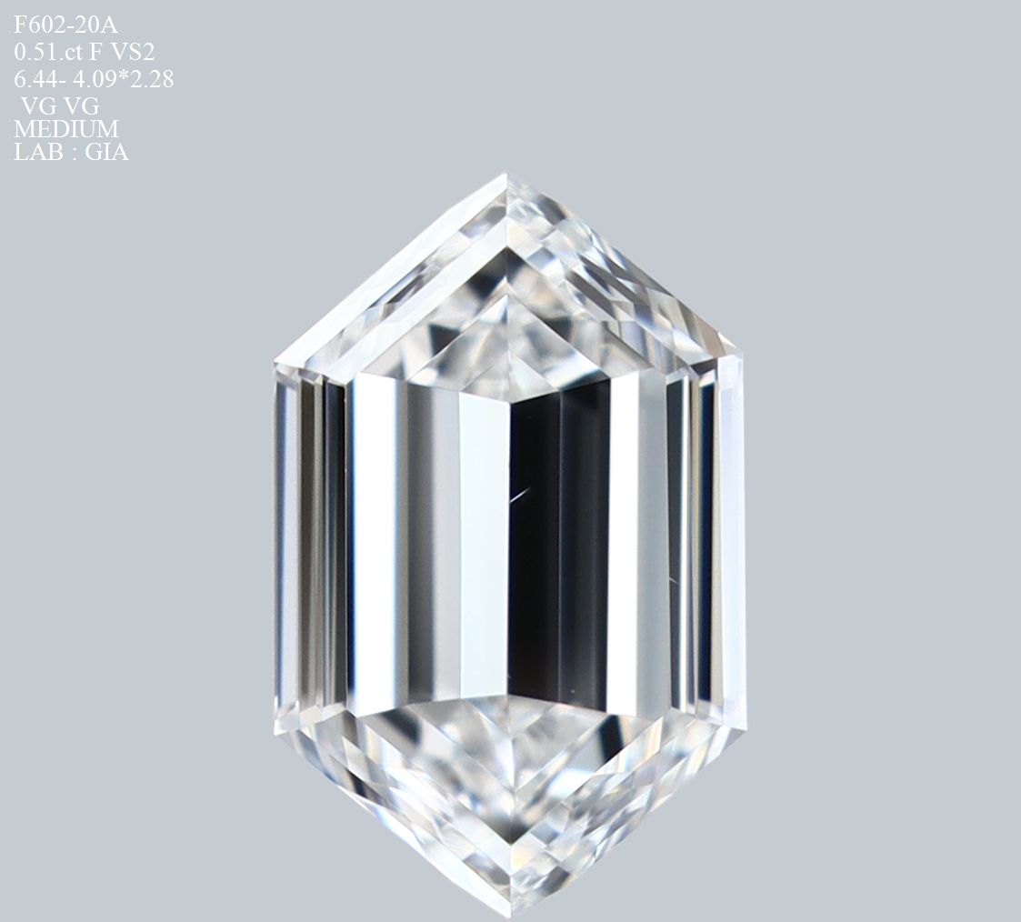 0.51 ct Hexagonal Diamond