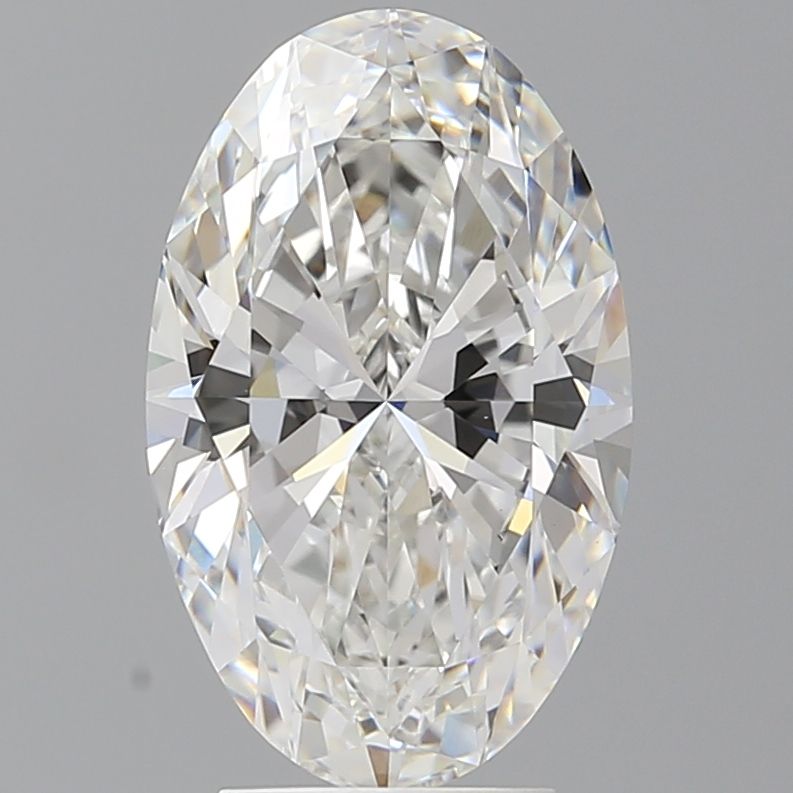 4.09 ct. oval Lab Grown Diamond front image