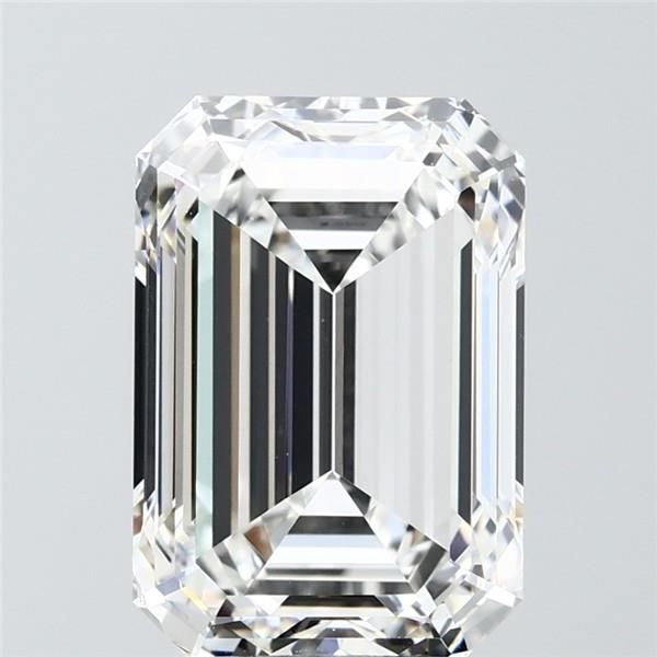 6.08 ct. emerald Lab Grown Diamond front image