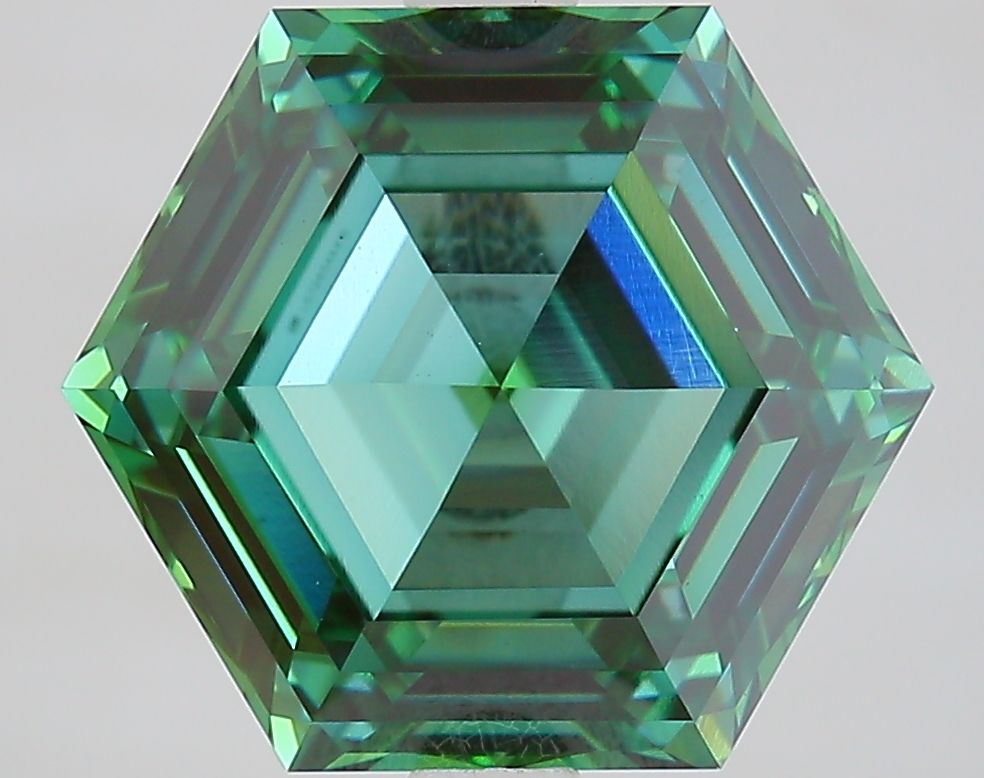 3.8 ct lab-grown Hexagonal Diamond
