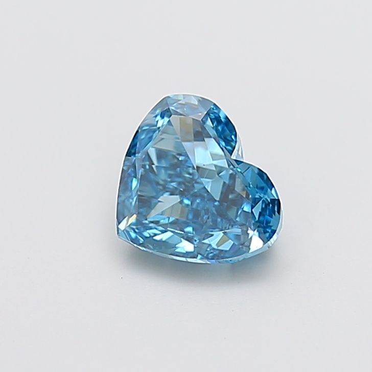 1.53 CT Fancy Vivid Blue HEART