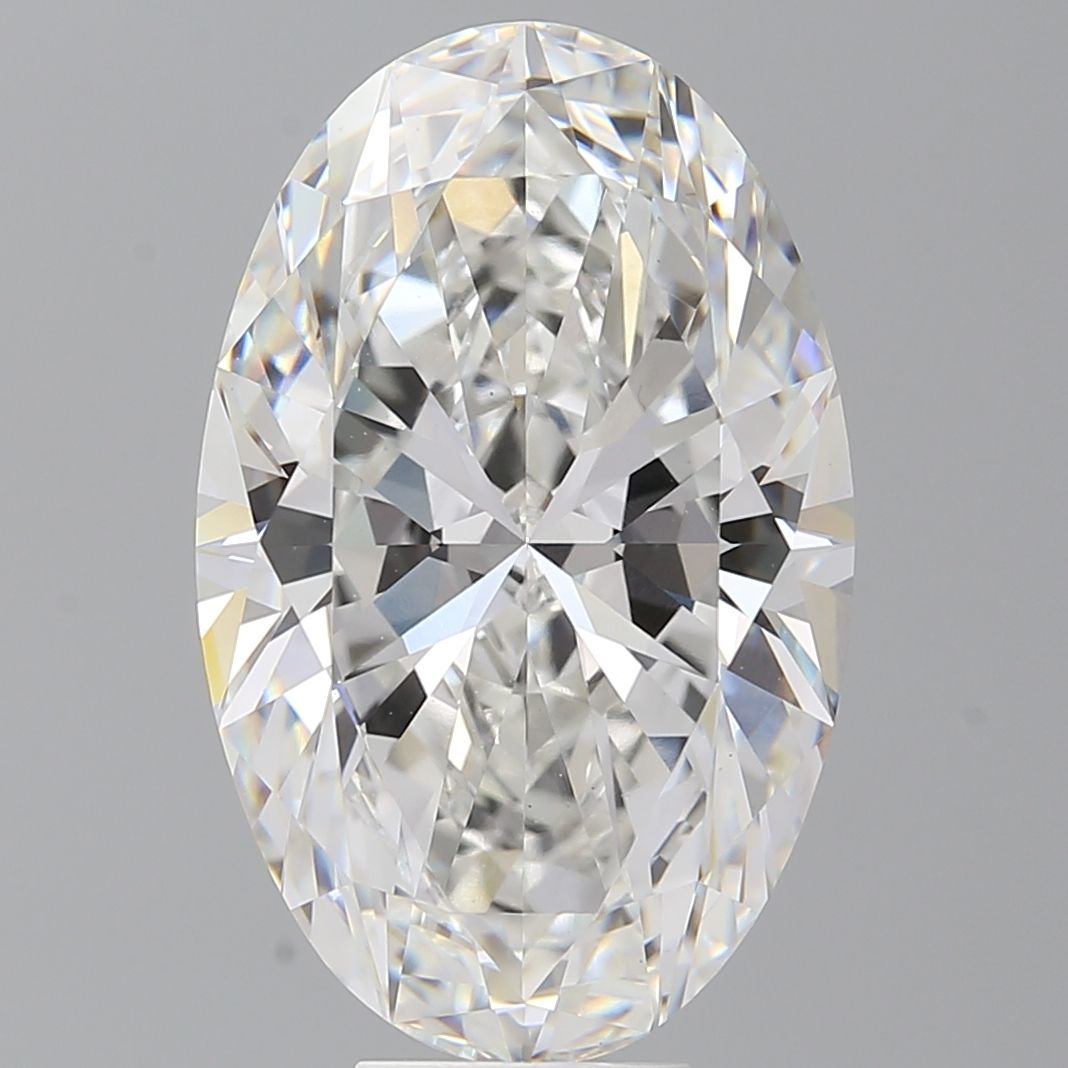 9.60 ct. oval Lab Grown Diamond front image
