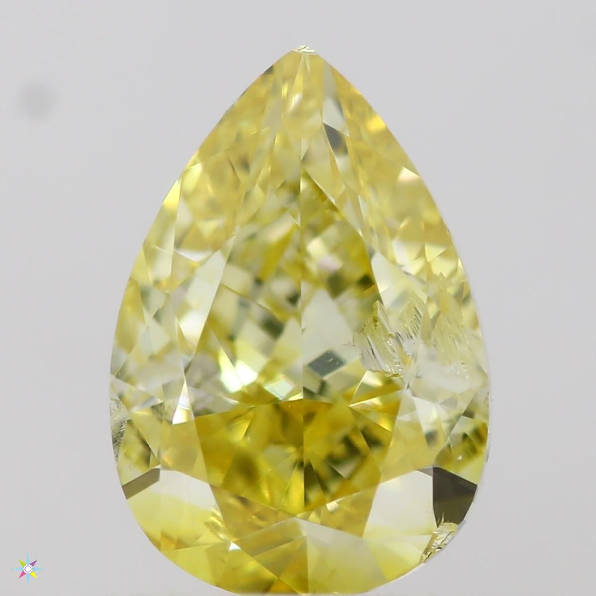 Diament 1.0 ct Fancy Vivid Yellow/SI2