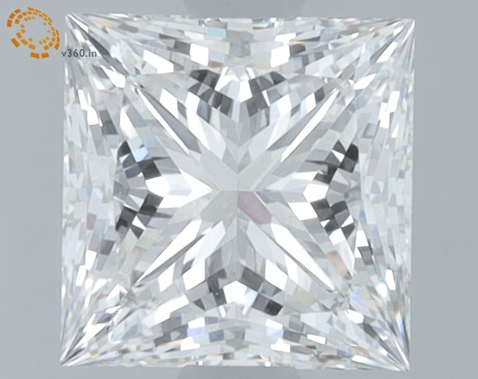 1.64 ct. princess Lab Grown Diamond front image