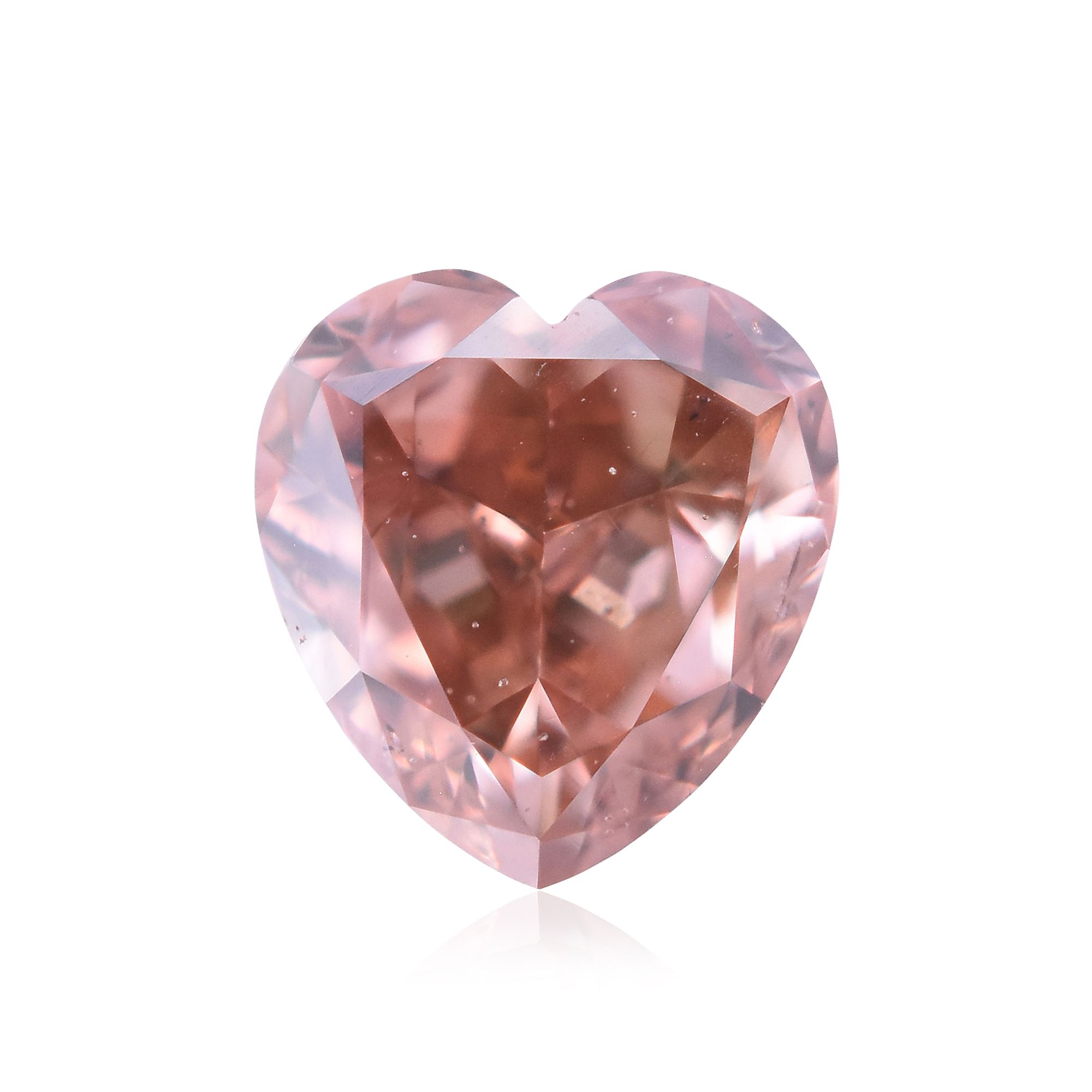 Diament 0.37 ct Fancy Deep Brownish Orangey Pink/SI1