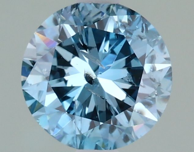 1.01 CT Fancy Intense Greenish Blue ROUND