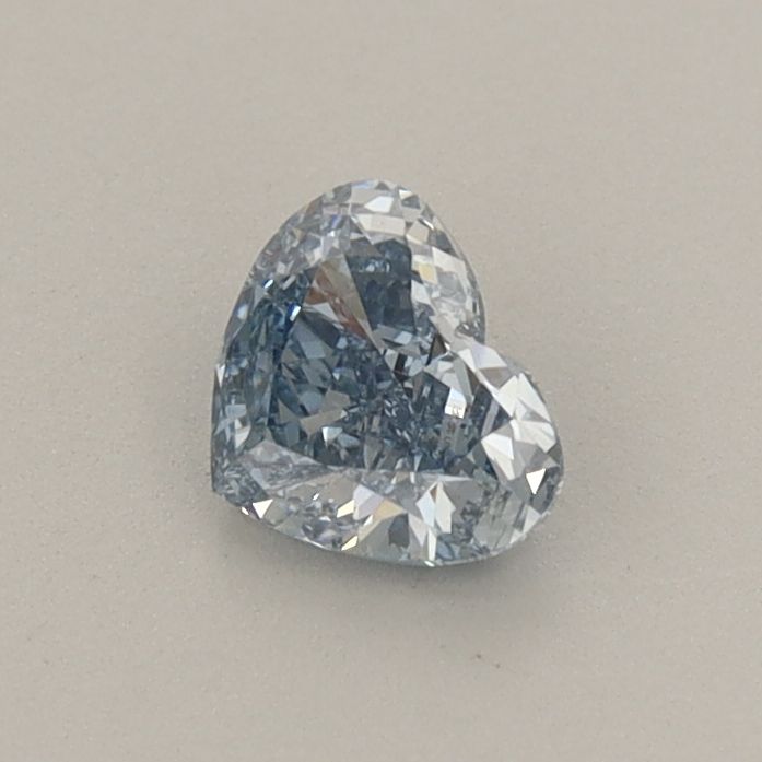 0.4 CT Fancy Vivid Blue HEART
