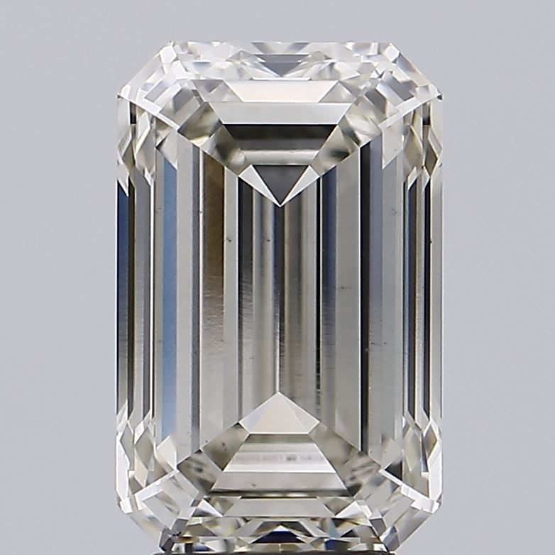 5.23 ct. emerald Lab Grown Diamond front image
