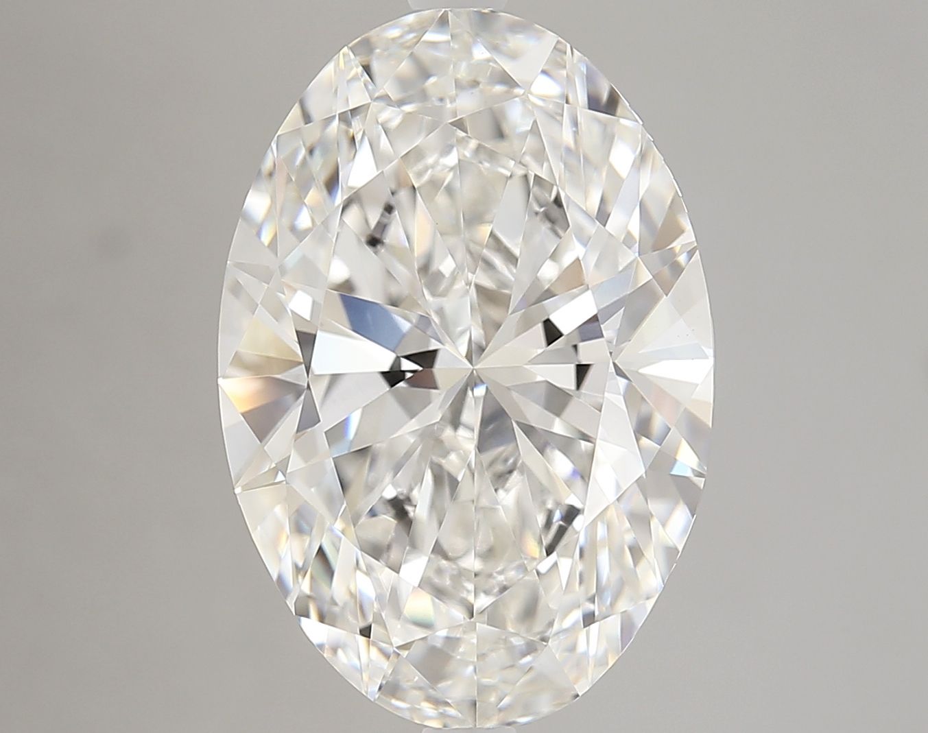 7.05 ct. oval Lab Grown Diamond front image