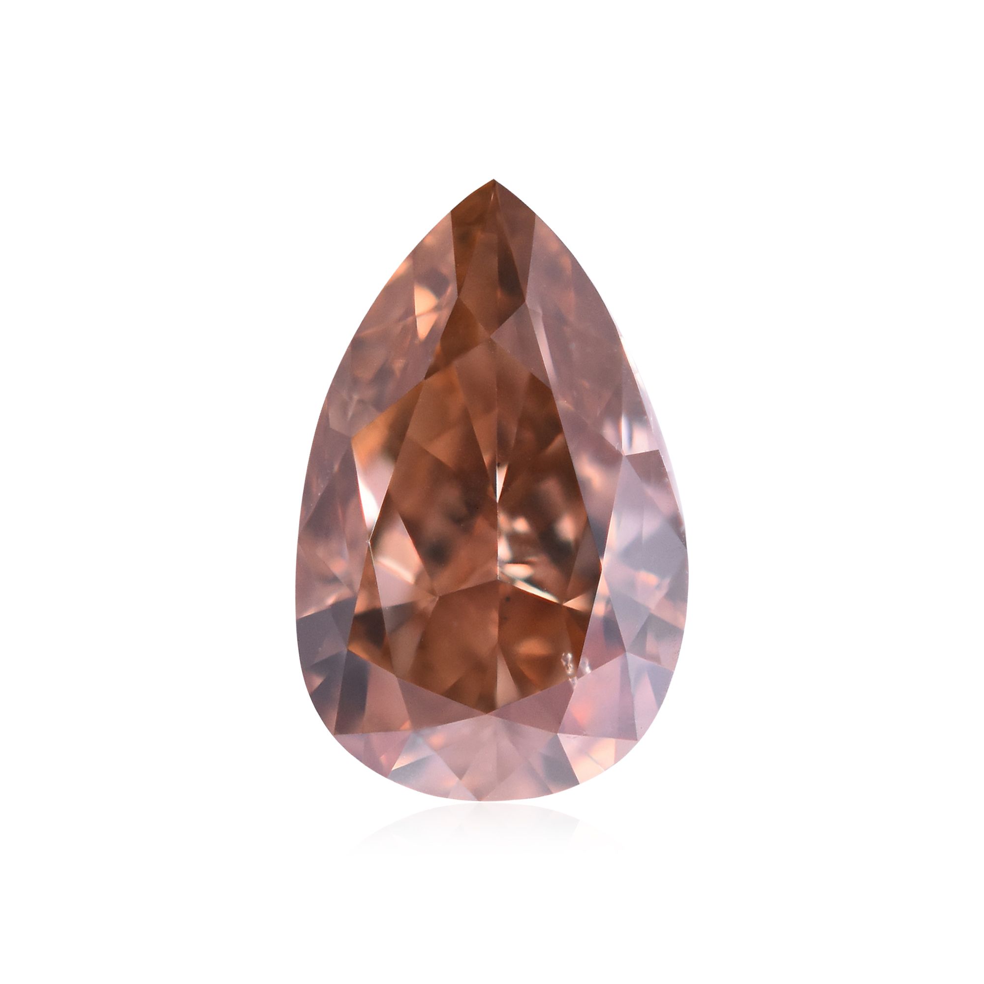 Diament 0.35 ct Fancy Brown Orange/SI1