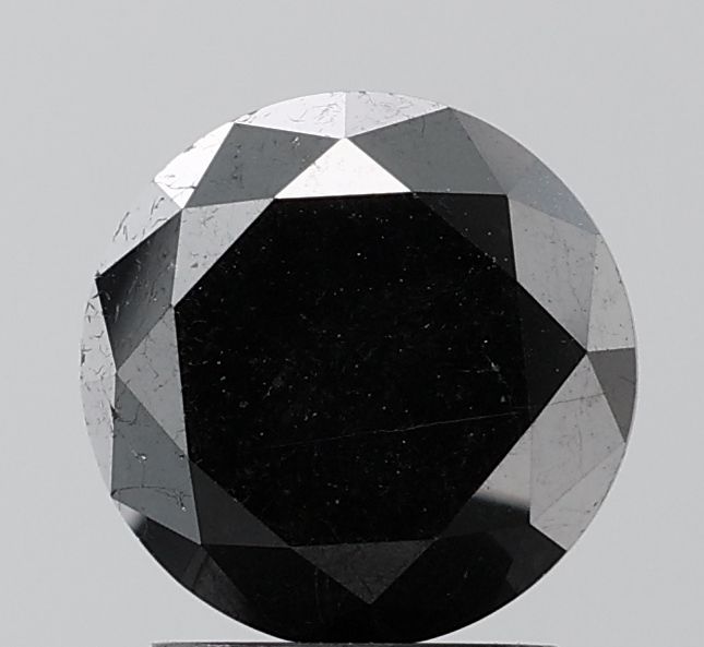 Diament 2.66 ct Fancy Black/VS2