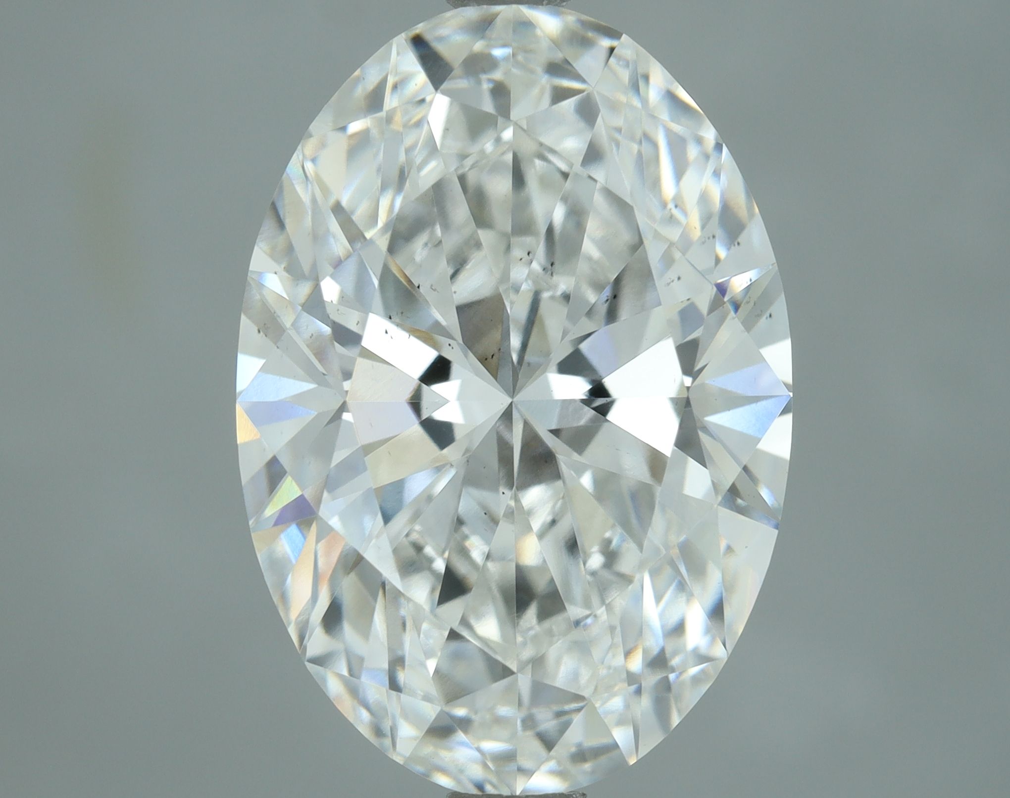 4.18 ct. oval Lab Grown Diamond front image