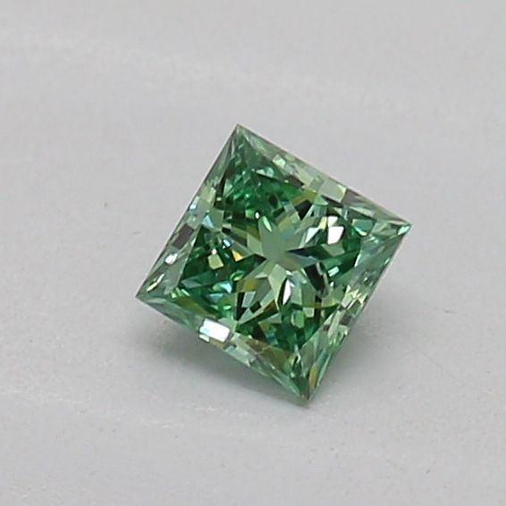0.16 CT Fancy Vivid Green PRINCESS