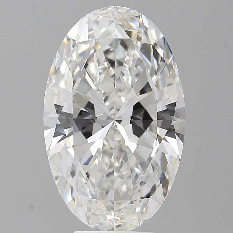 6.56 ct. oval Lab Grown Diamond front image