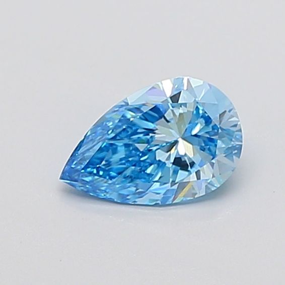 0.91 CT Fancy Vivid Blue PEAR