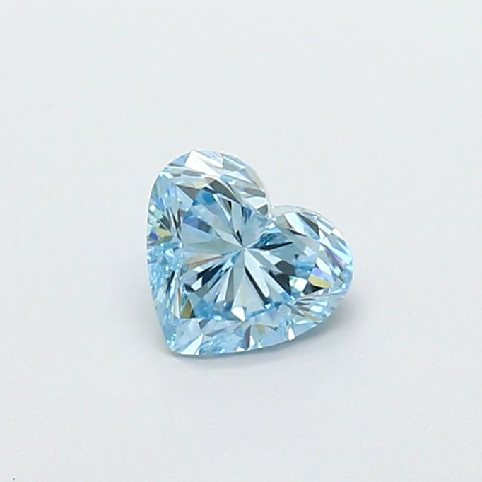 1.05 CT Fancy Intense Blue HEART