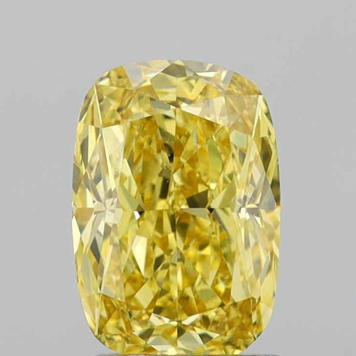1.8 CT Fancy Intense Yellow CUSHION MODIFIED