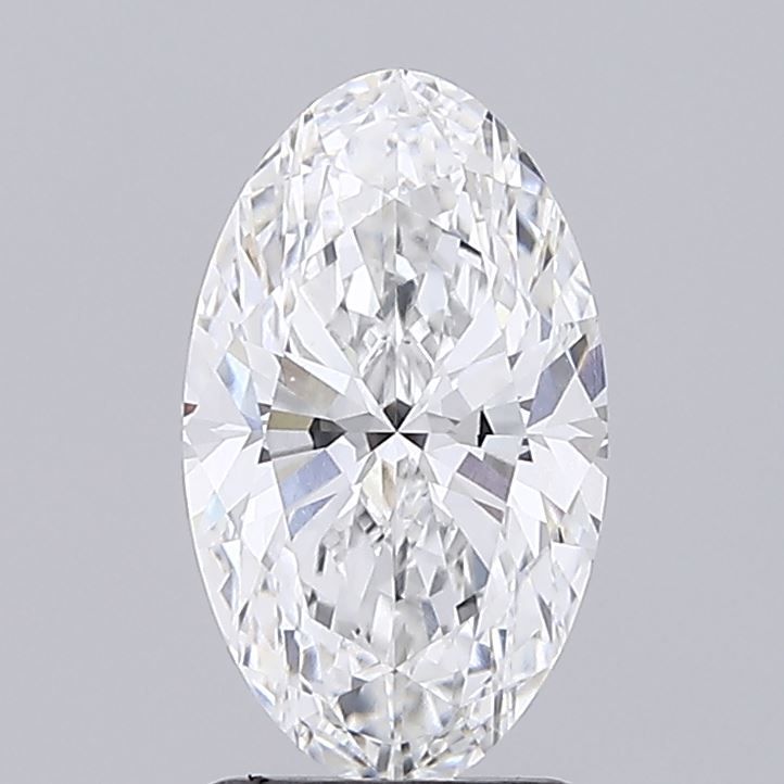 2.01 ct. oval Lab Grown Diamond front image