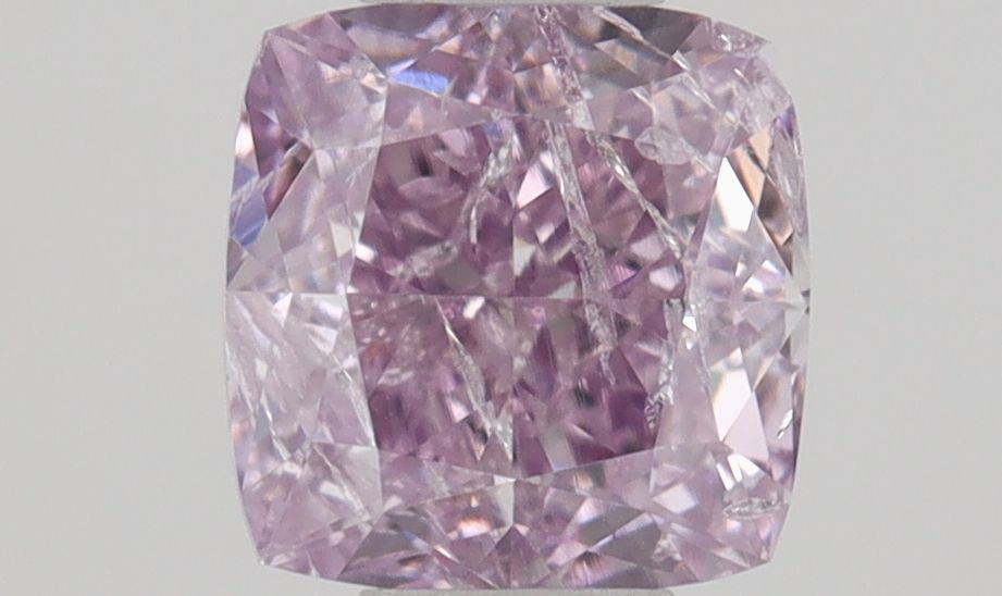 Diament 0.4 ct Fancy Intense Pink Purple/I2
