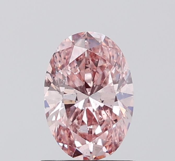 1.01 CT Fancy Intense Brownish Pink OVAL