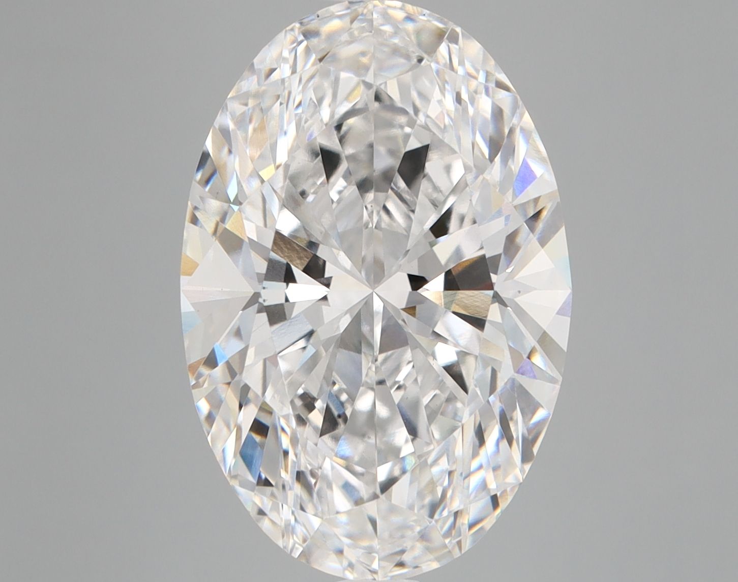 7.08 ct. oval Lab Grown Diamond front image