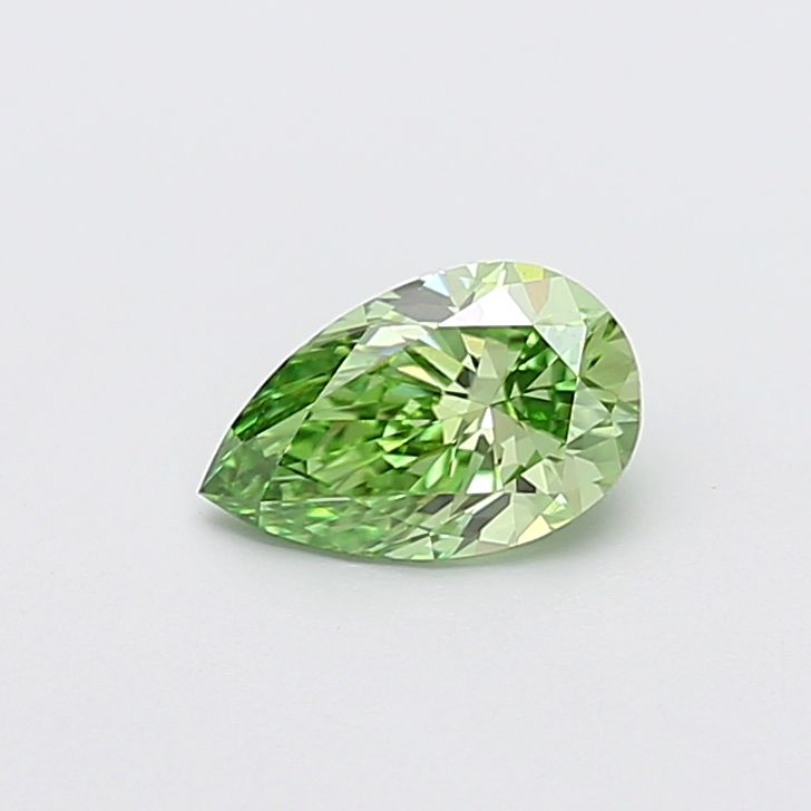 1.01 CT Fancy Vivid Green PEAR