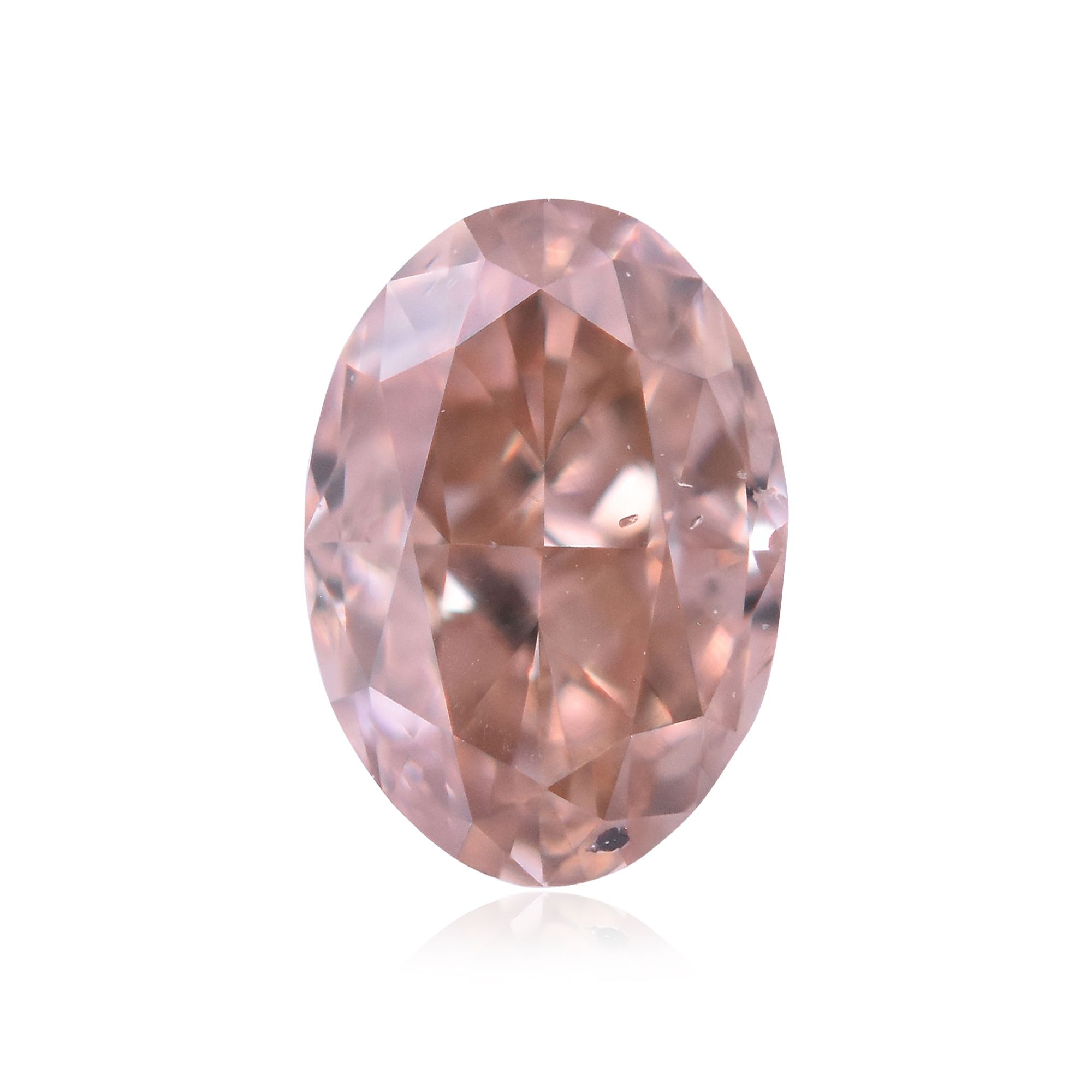 Diament 0.3 ct Fancy Intense Orangey Pink/SI2