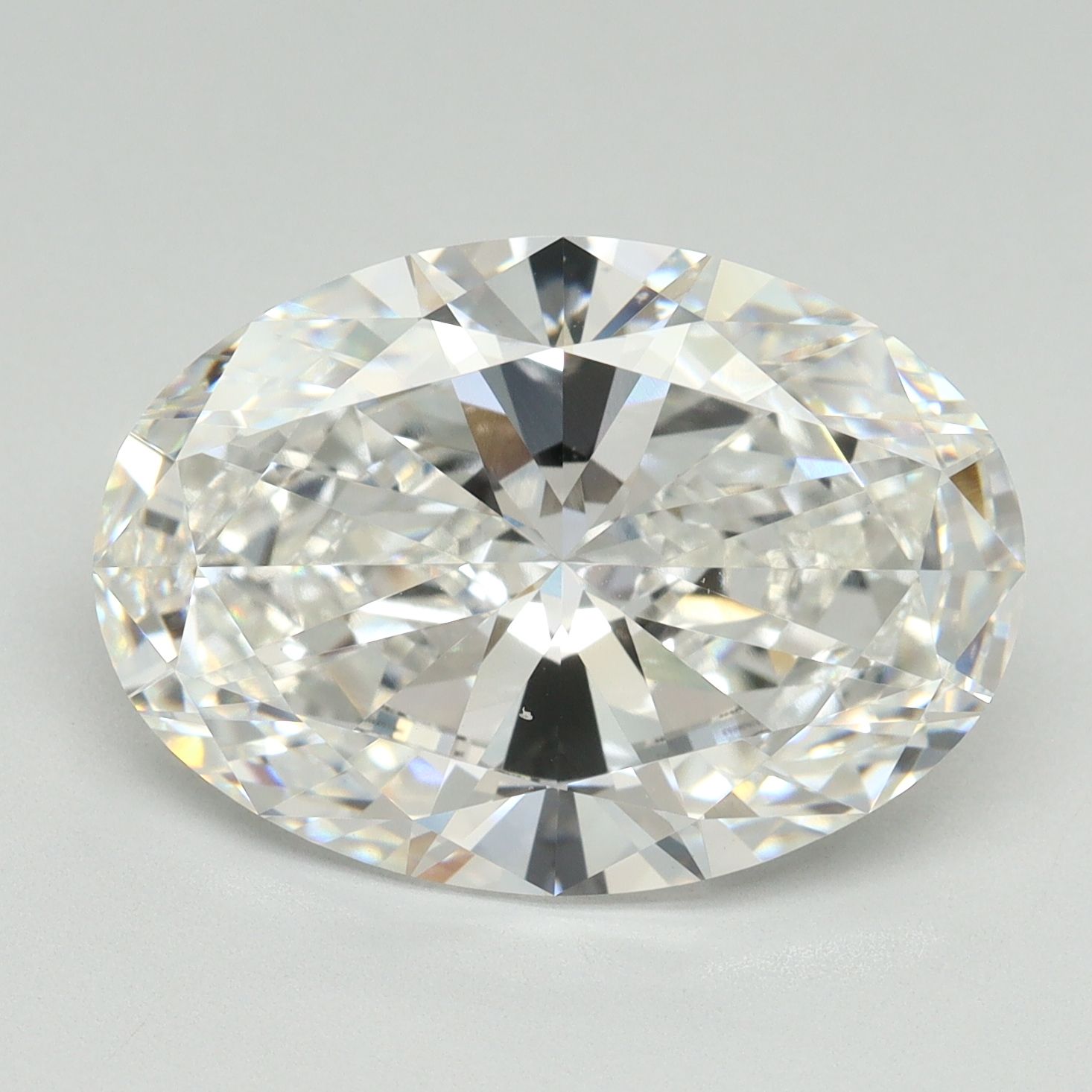 8.03 ct. oval Lab Grown Diamond front image