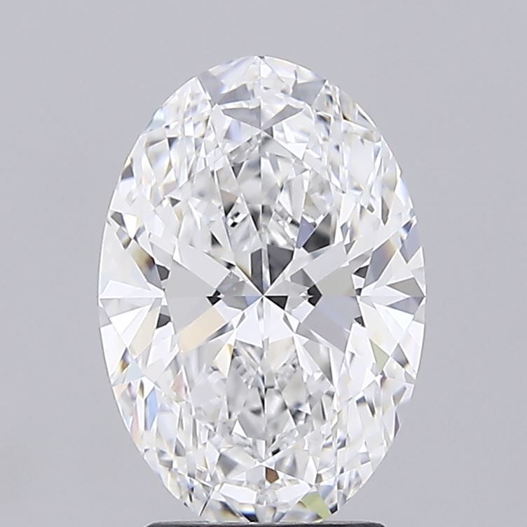 3.02 ct. oval Lab Grown Diamond front image