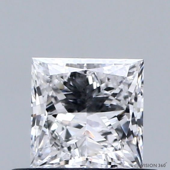 0.53 ct lab-grown Princess Diamond