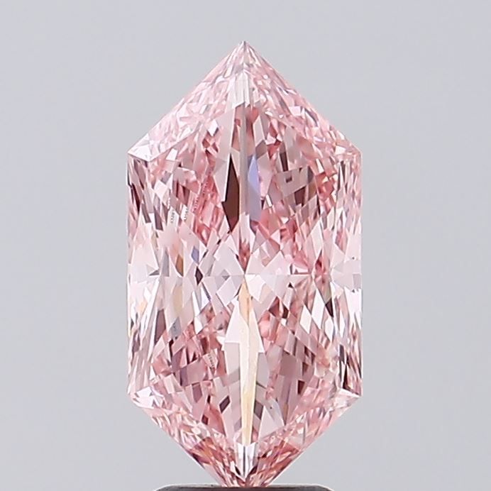 2.56 ct lab-grown Hexagonal Diamond