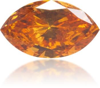 Diament 0.43 ct Fancy Orange/SI2