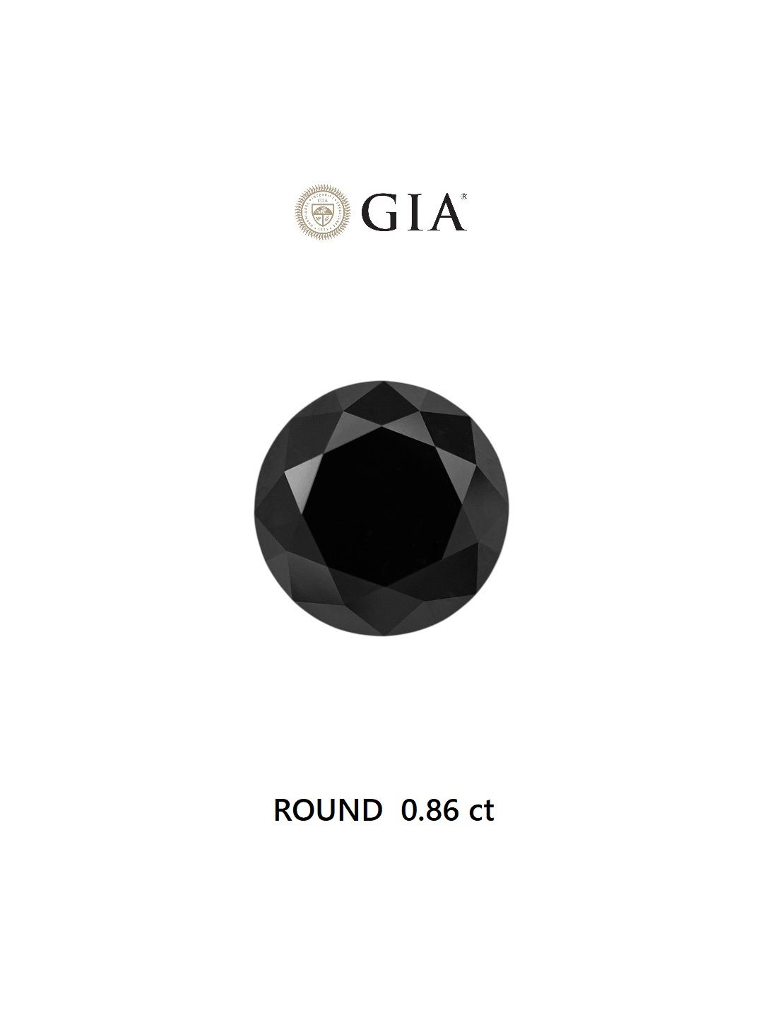 Diament 0.86 ct Fancy Black/VVS2