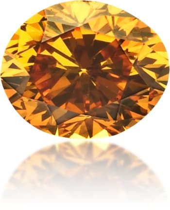 Diament 0.22 ct Fancy Deep Orange/VS1