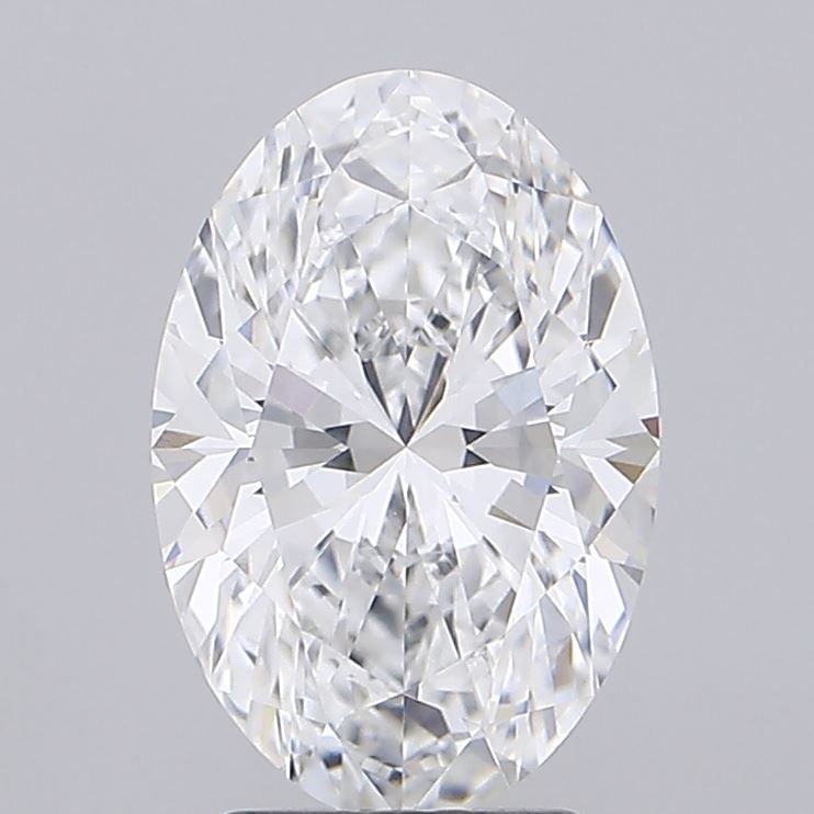 3.07 ct. oval Lab Grown Diamond front image