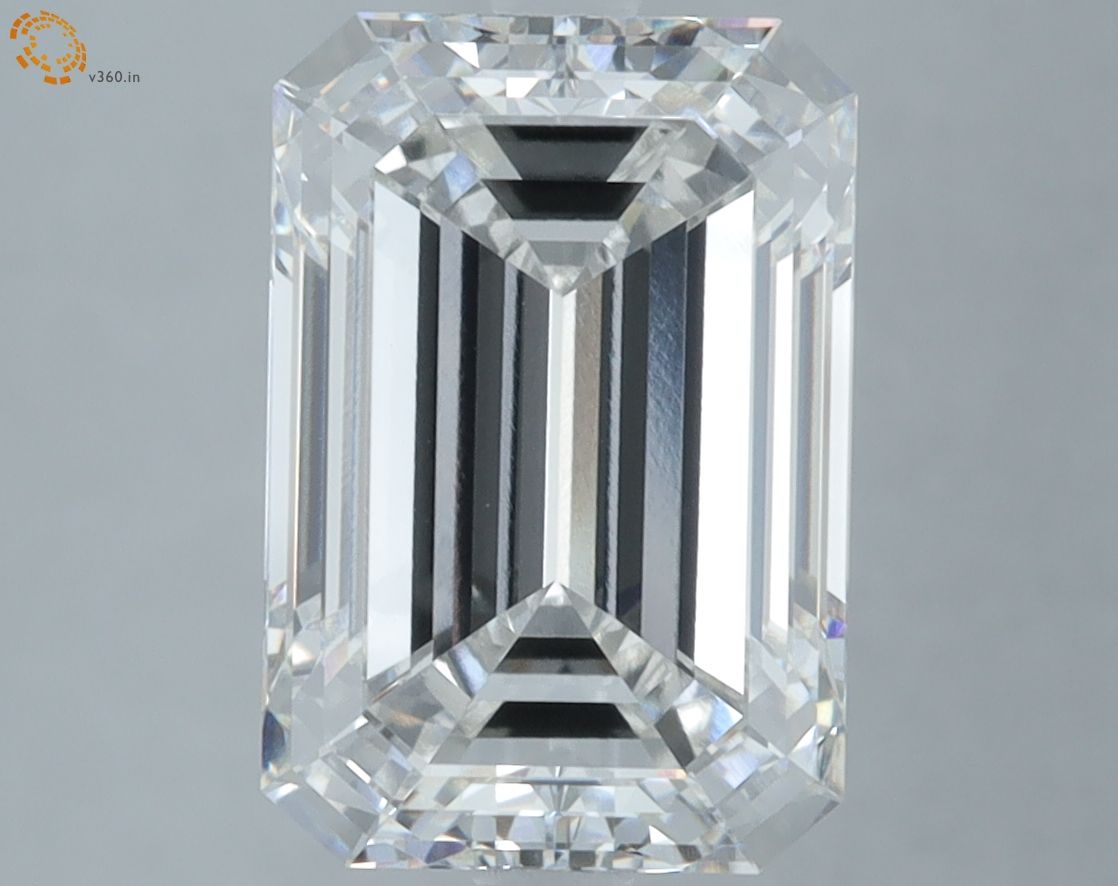5.19 ct. emerald Lab Grown Diamond front image