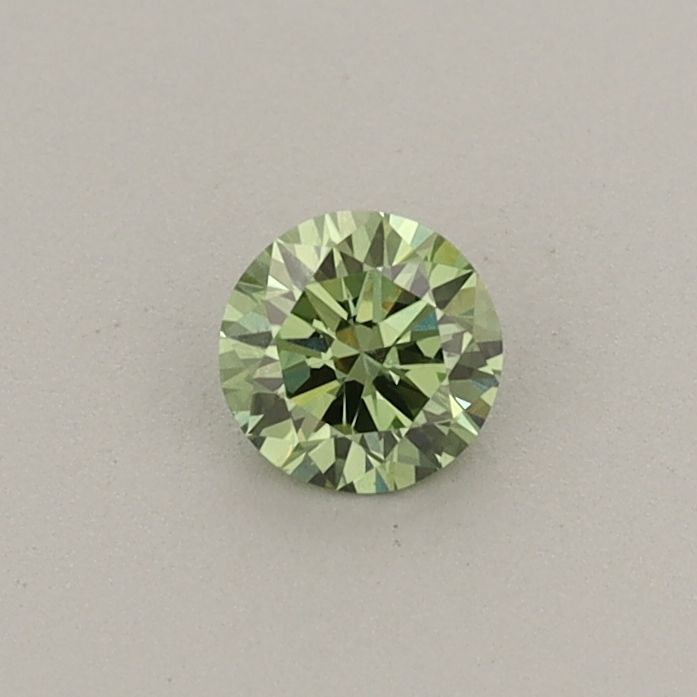 0.22 CT Fancy Vivid Green ROUND