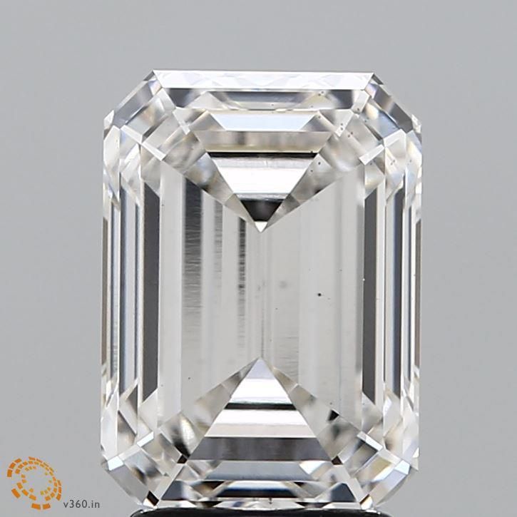 3.24 ct. emerald Lab Grown Diamond front image