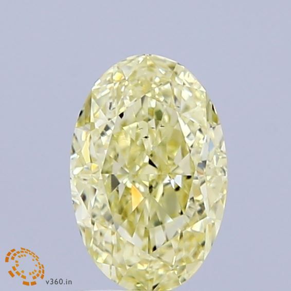 Diament 1.03 ct Fancy Light Yellow/SI1